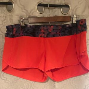 Lululemon speed shorts